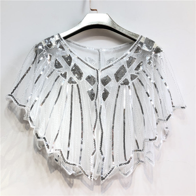 Evening Dress Sequined Shawl