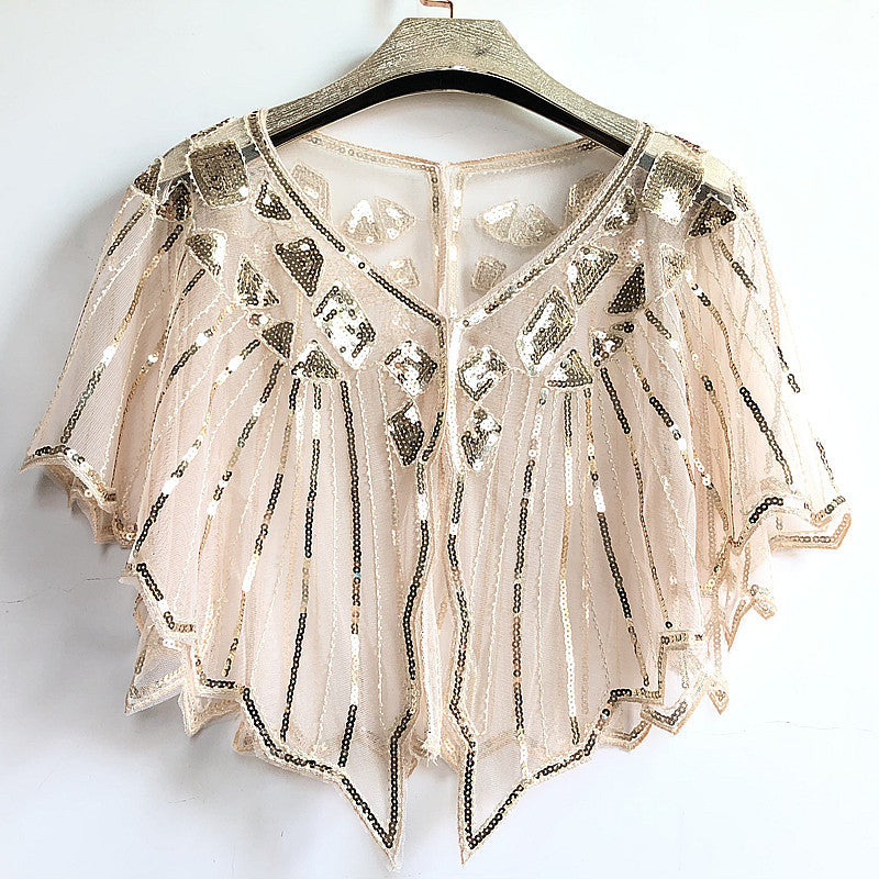 Evening Dress Sequined Shawl