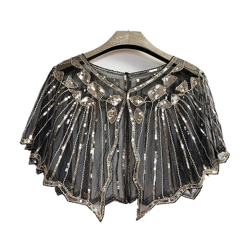 Evening Dress Sequined Shawl