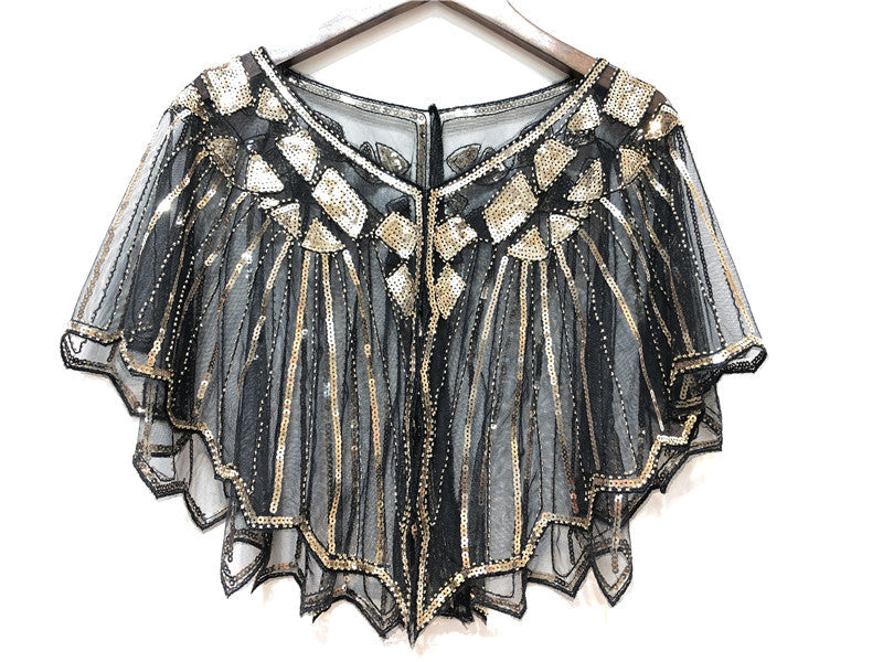 Evening Dress Sequined Shawl