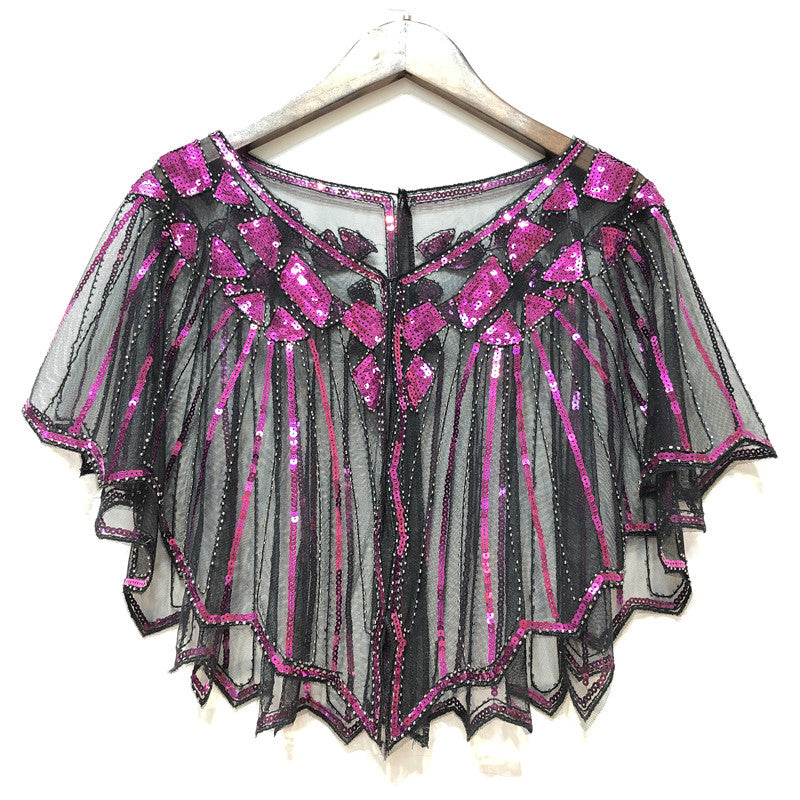 Evening Dress Sequined Shawl