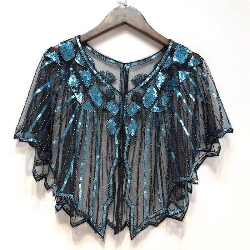 Evening Dress Sequined Shawl