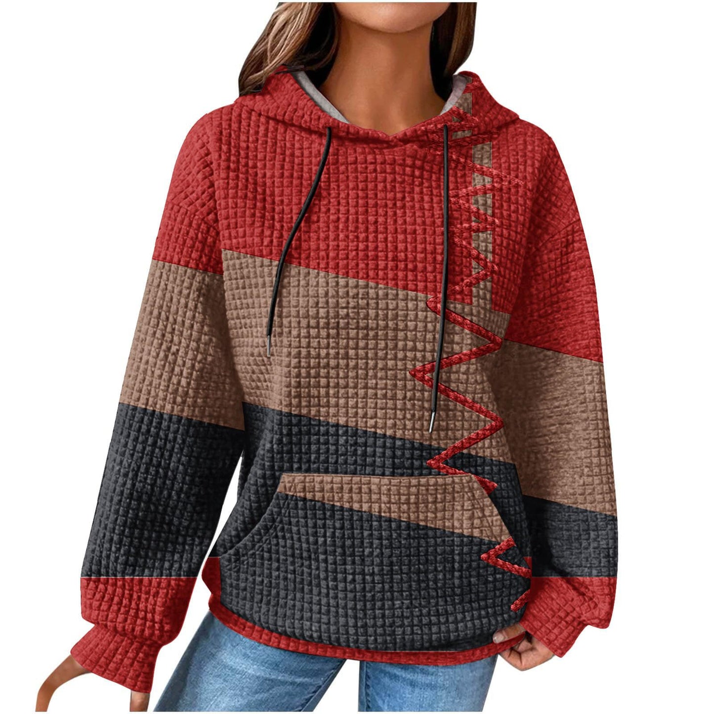 Printed Long-sleeve Hoodie