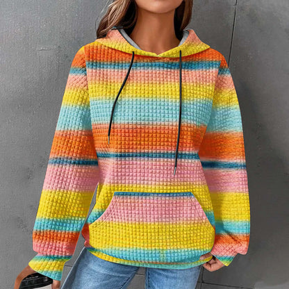 Printed Long-sleeve Hoodie