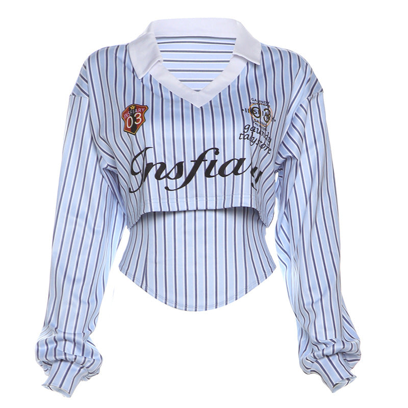 Slim-Fit Street Fashion Top