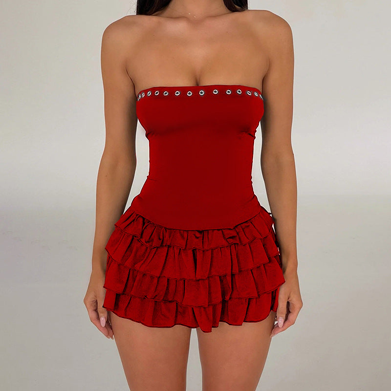 Slim Fit Cake Skirt