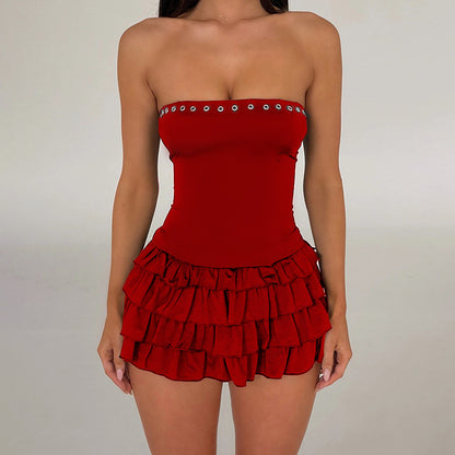 Slim Fit Cake Skirt