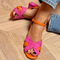 Rose red suede orange PU