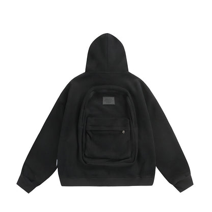 Hooded Cardigan Sweatshirt
