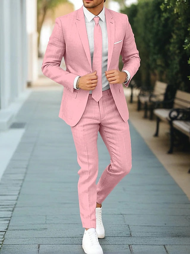 Two-Piece Flat-Neck Suit
