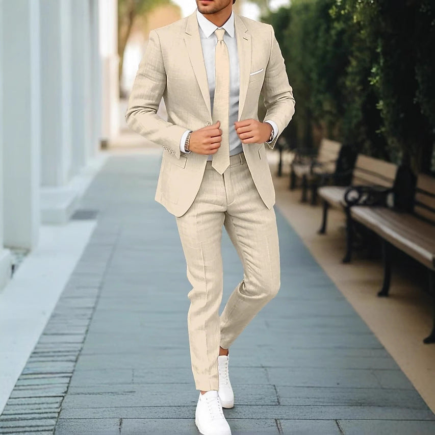 Two-Piece Flat-Neck Suit