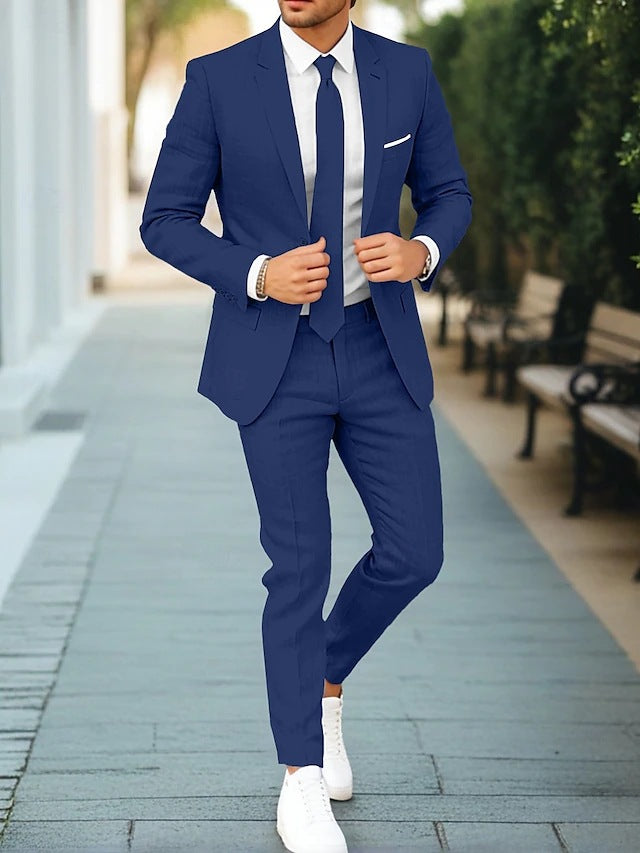 Two-Piece Flat-Neck Suit