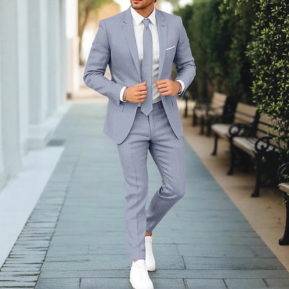 Two-Piece Flat-Neck Suit